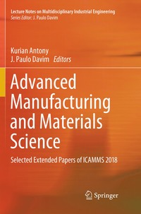 bokomslag Advanced Manufacturing and Materials Science