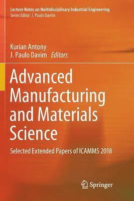 Advanced Manufacturing and Materials Science 1