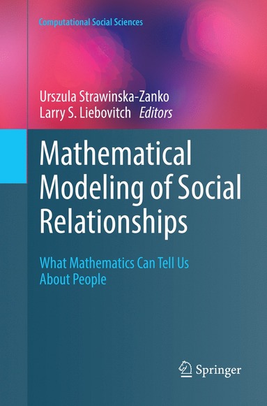 bokomslag Mathematical Modeling of Social Relationships