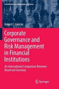 bokomslag Corporate Governance and Risk Management in Financial Institutions