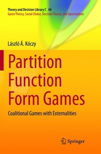 bokomslag Partition Function Form Games