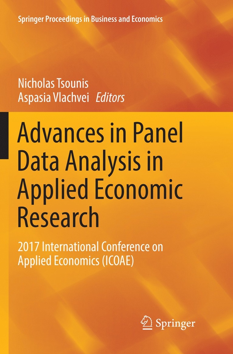 Nicholas Tsounis, Aspasia Vlachvei - Advances in Panel Data Analysis in Applied Economic Research, Häftad