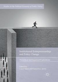 bokomslag Institutional Entrepreneurship and Policy Change