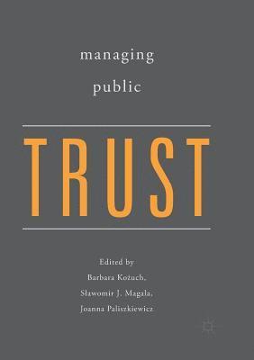 bokomslag Managing Public Trust