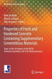 bokomslag Properties of Fresh and Hardened Concrete Containing Supplementary Cementitious Materials