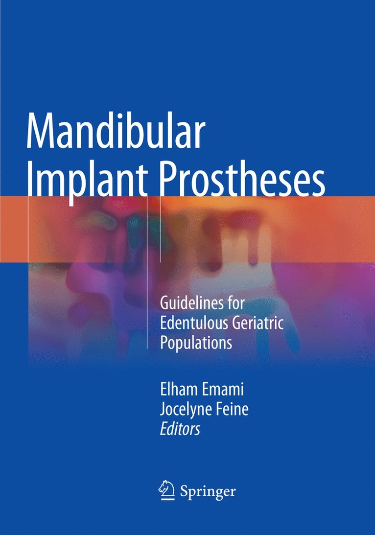 Elham Emami, Jocelyne Feine - Mandibular Implant Prostheses, Häftad