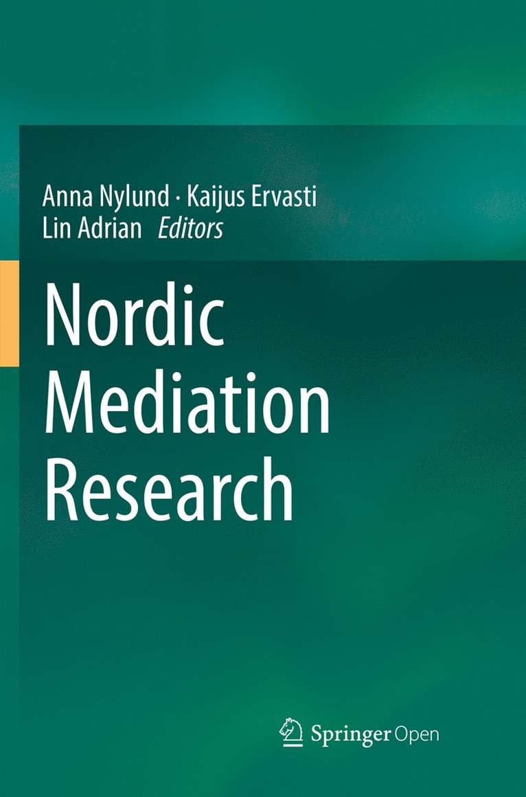 Anna Nylund, Kaijus Ervasti, Lin Adrian - Nordic Mediation Research, Häftad