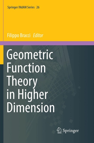 Filippo Bracci - Geometric Function Theory in Higher Dimension, Häftad