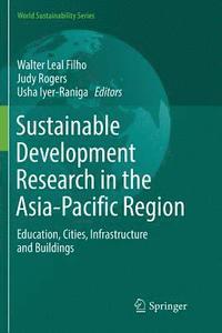 bokomslag Sustainable Development Research in the Asia-Pacific Region