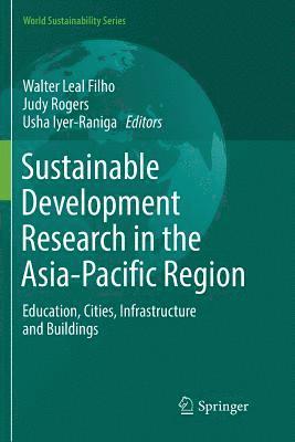 Sustainable Development Research in the Asia-Pacific Region 1