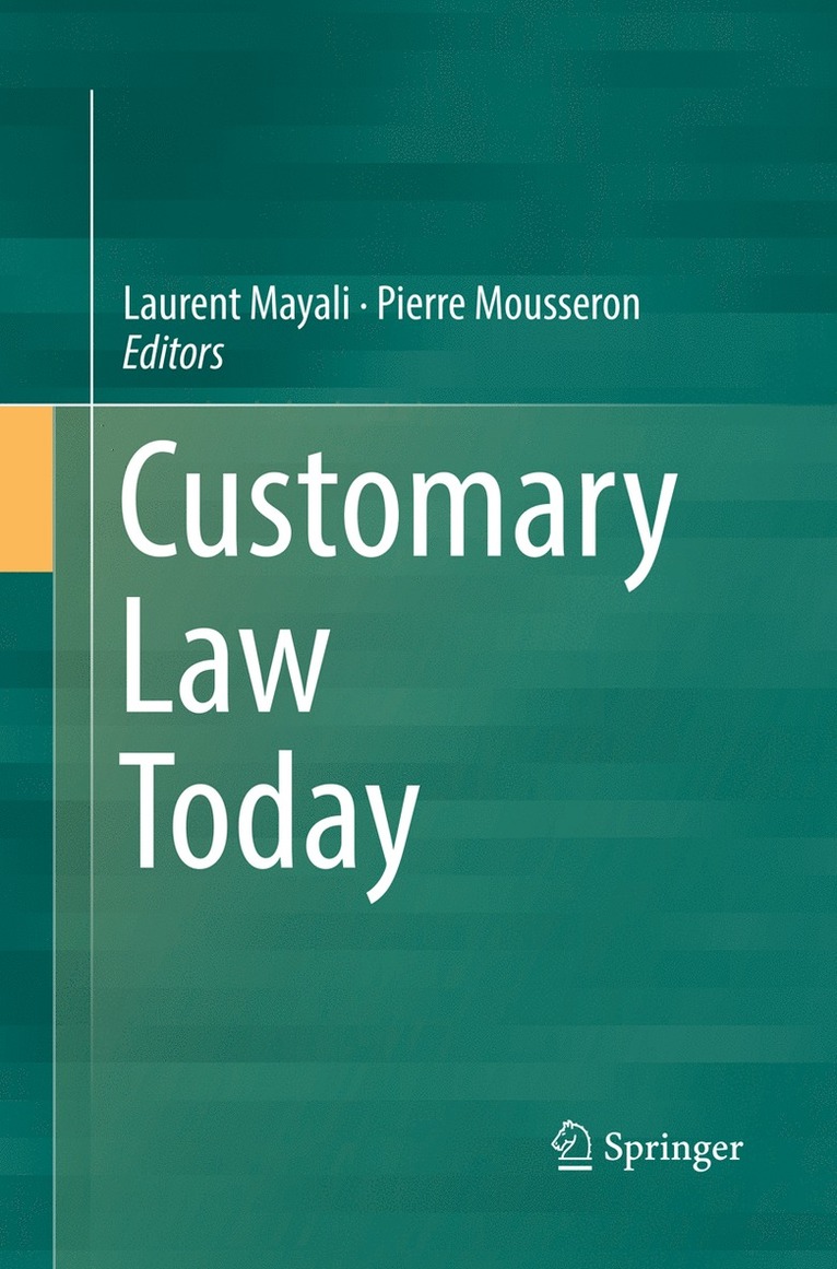 Customary Law Today 1