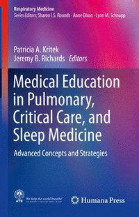 bokomslag Medical Education in Pulmonary, Critical Care, and Sleep Medicine