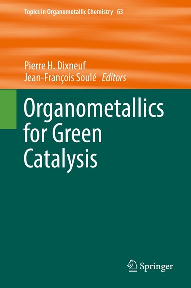 Pierre H. Dixneuf, Jean-François Soulé - Organometallics for Green Catalysis, Inbunden