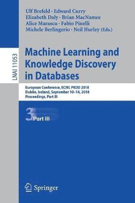 bokomslag Machine Learning and Knowledge Discovery in Databases