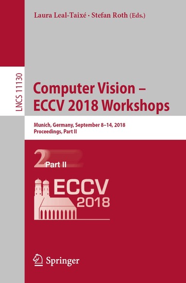 Laura Leal-Taixé, Stefan Roth - Computer Vision – ECCV 2018 Workshops, Häftad