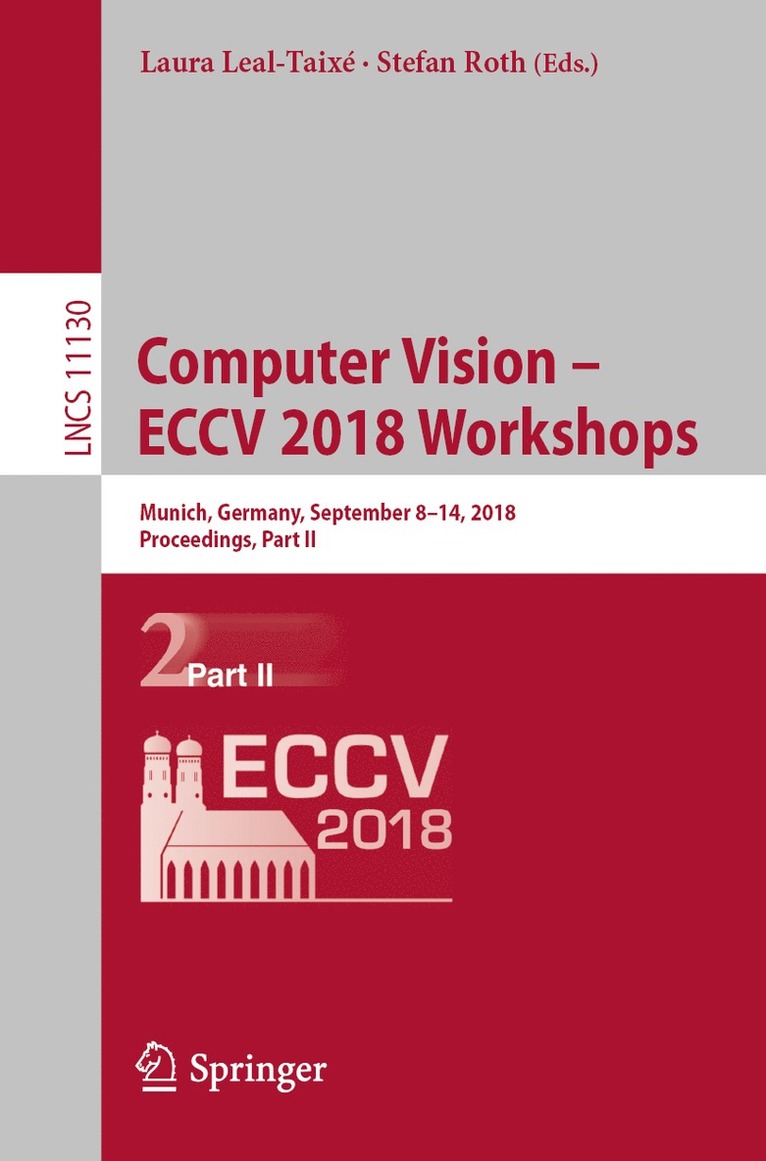 Computer Vision  ECCV 2018 Workshops 1