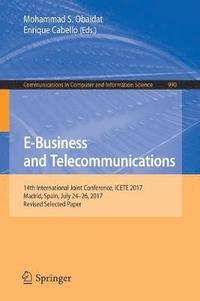 bokomslag E-Business and Telecommunications