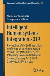 bokomslag Intelligent Human Systems Integration 2019