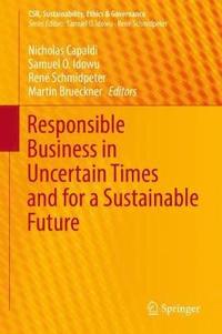 bokomslag Responsible Business in Uncertain Times and for a Sustainable Future