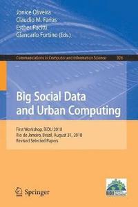 bokomslag Big Social Data and Urban Computing
