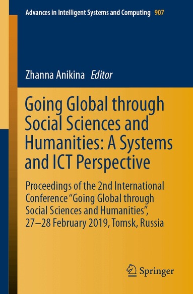 Zhanna Anikina - Going Global through Social Sciences and Humanities: A Systems and ICT Perspective, Häftad
