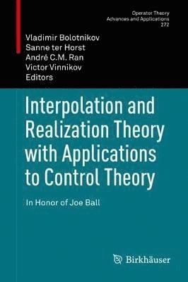 bokomslag Interpolation and Realization Theory with Applications to Control Theory