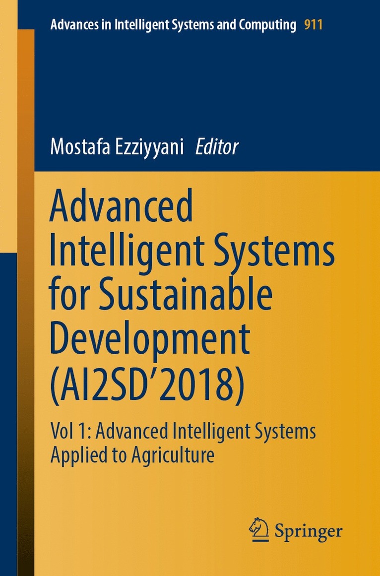 Advanced Intelligent Systems for Sustainable Development (AI2SD2018) 1