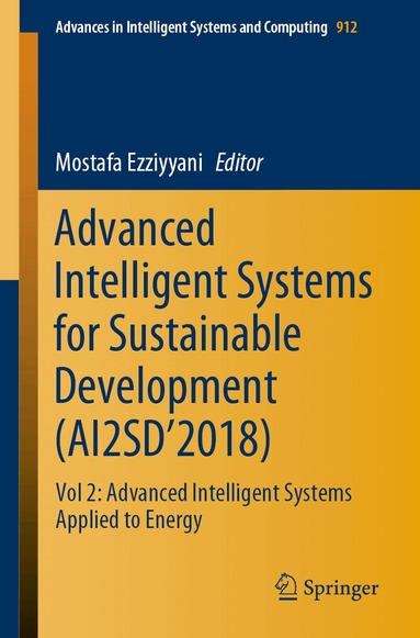 Mostafa Ezziyyani - Advanced Intelligent Systems for Sustainable Development (AI2SD’2018), Häftad