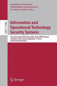 bokomslag Information and Operational Technology Security Systems