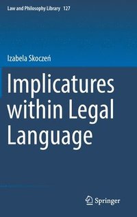 bokomslag Implicatures within Legal Language