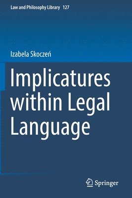 bokomslag Implicatures within Legal Language