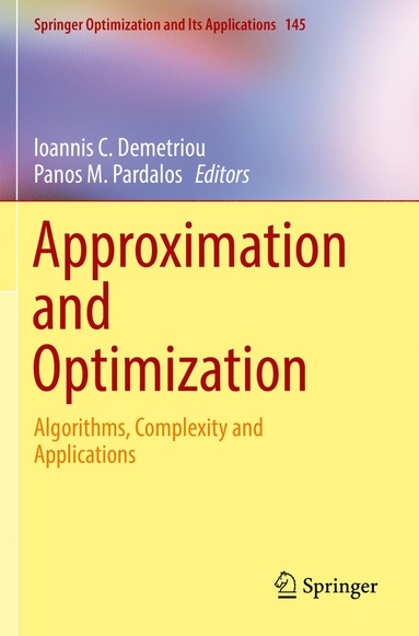 bokomslag Approximation and Optimization