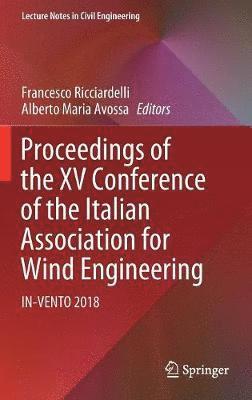 Proceedings of the XV Conference of the Italian Association for Wind Engineering 1