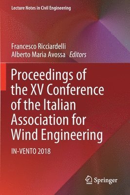 bokomslag Proceedings of the XV Conference of the Italian Association for Wind Engineering