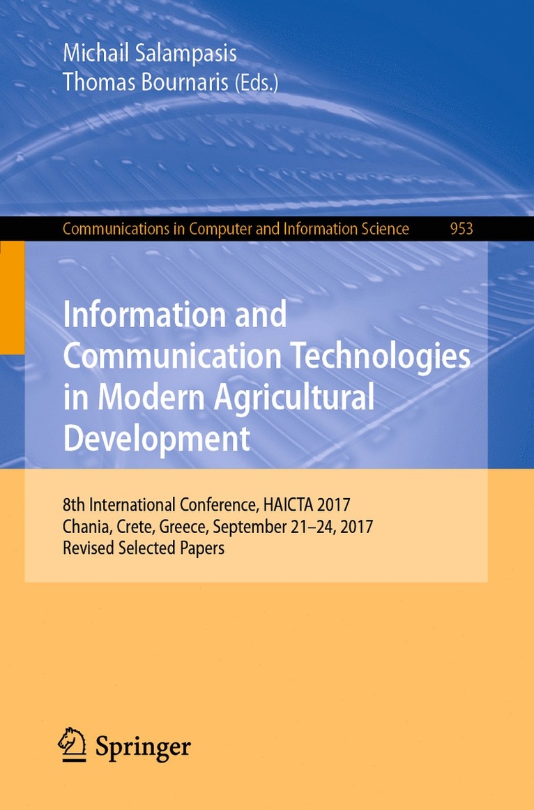 Information and Communication Technologies in Modern Agricultural Development 1