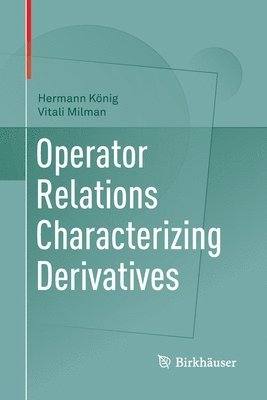 bokomslag Operator Relations Characterizing Derivatives