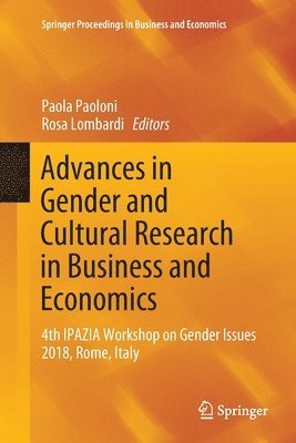 Advances in Gender and Cultural Research in Business and Economics 1