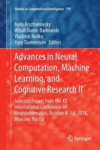 bokomslag Advances in Neural Computation, Machine Learning, and Cognitive Research II
