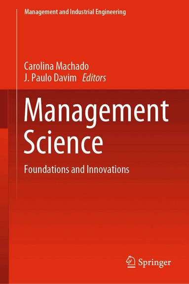 Carolina Machado, J. Paulo Davim - Management Science, Inbunden