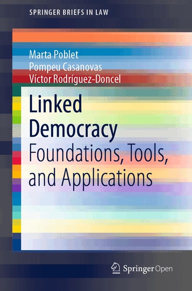 Marta Poblet, Pompeu Casanovas, Víctor Rodríguez-Doncel - Linked Democracy, Häftad