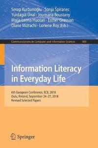 bokomslag Information Literacy in Everyday Life