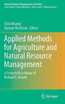 bokomslag Applied Methods for Agriculture and Natural Resource Management