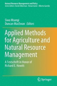 bokomslag Applied Methods for Agriculture and Natural Resource Management