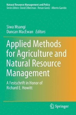 bokomslag Applied Methods for Agriculture and Natural Resource Management