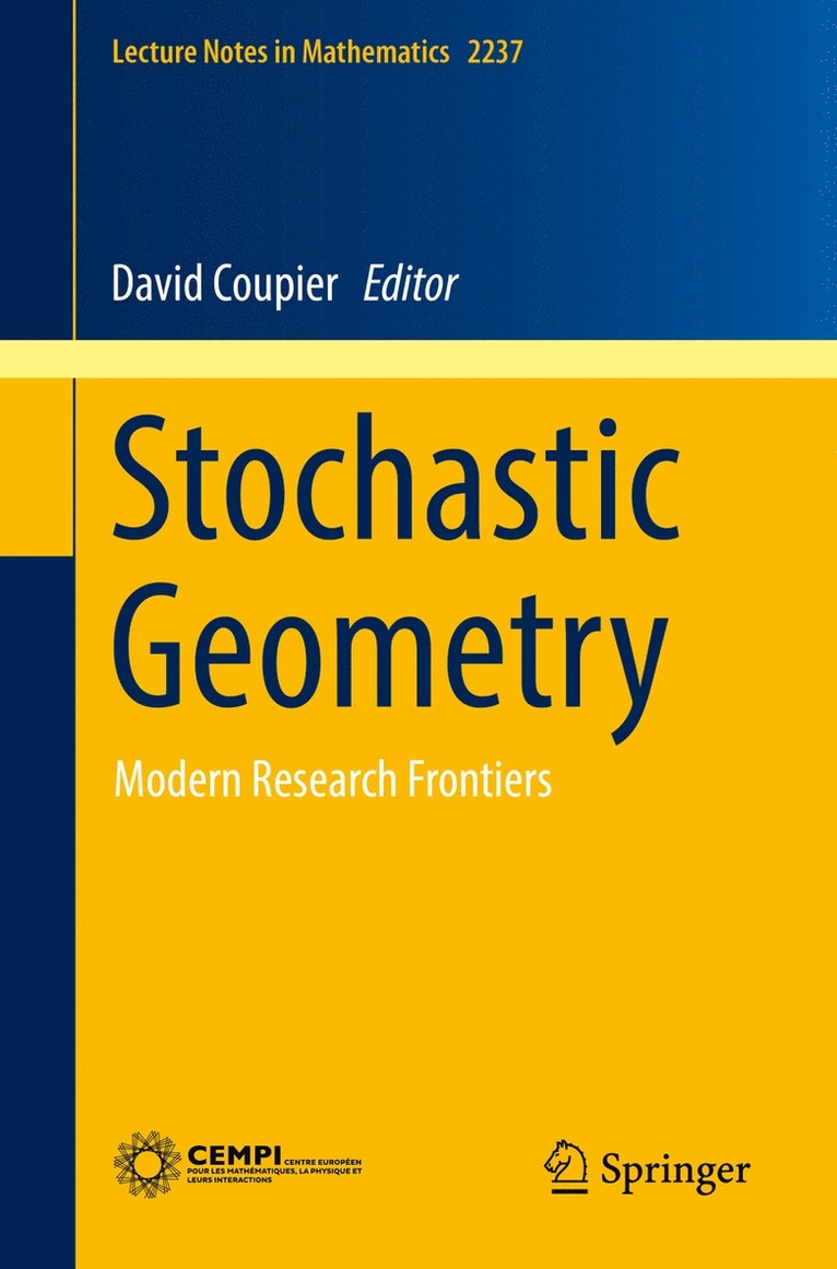 David Coupier - Stochastic Geometry, Häftad