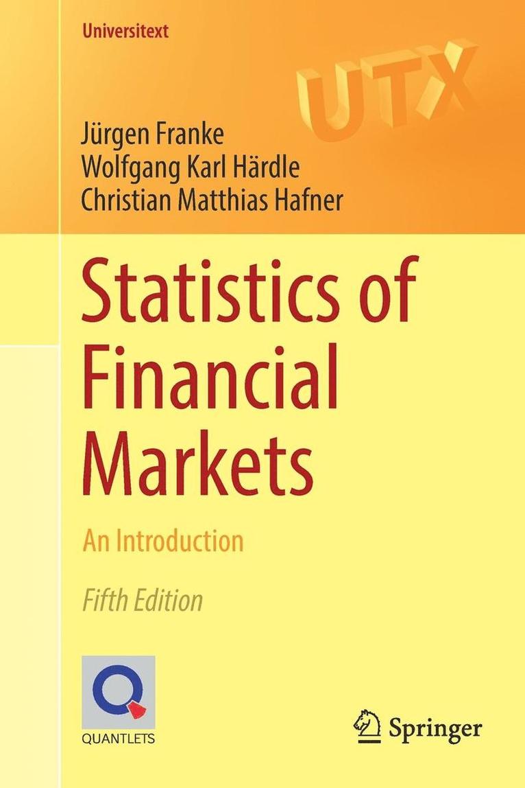 Statistics of Financial Markets 1