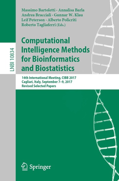 Massimo Bartoletti, Annalisa Barla, Andrea Bracciali, Gunnar W. Klau, Leif Peterson, Alberto Policriti, Roberto Tagliaferri - Computational Intelligence Methods for Bioinformatics and Biostatistics, Häftad