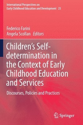 bokomslag Children's Self-determination in the Context of Early Childhood Education and Services