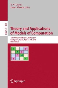 bokomslag Theory and Applications of Models of Computation