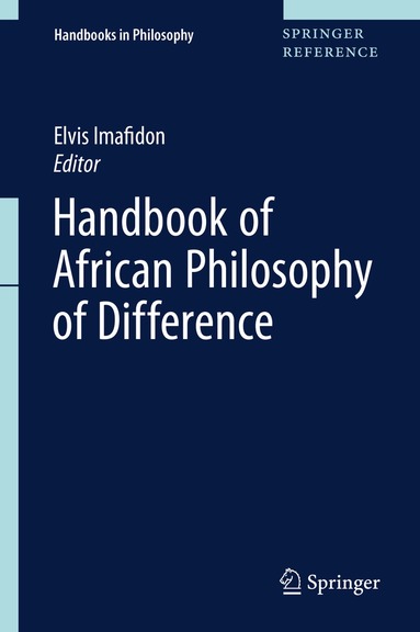 Elvis Imafidon - Handbook of African Philosophy of Difference, Inbunden